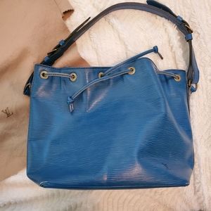 Vintage Louis Vuitton Epi Noe Toledo Blue petite